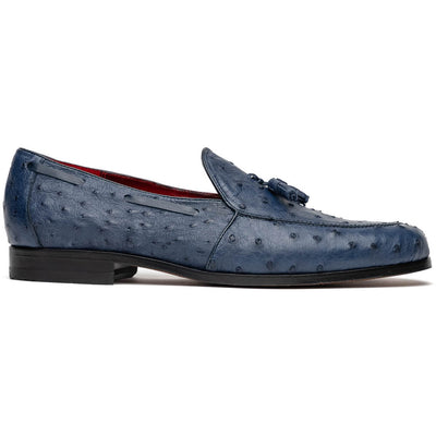 Marco Di Milano Aubiere Navy Leather Dress Shoes