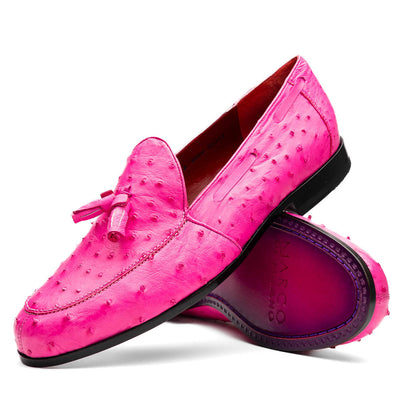 Aubiere Pink Ostrich Loafer