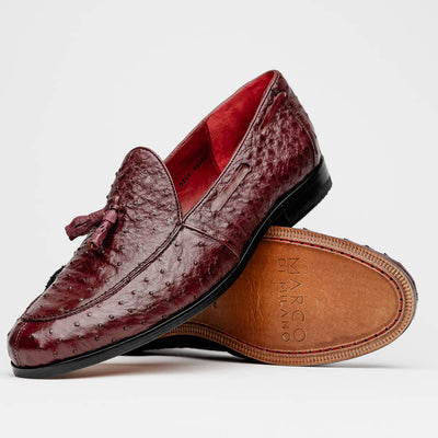 Marco_Di_Milano Aubiere Wine Leather Dress Shoe