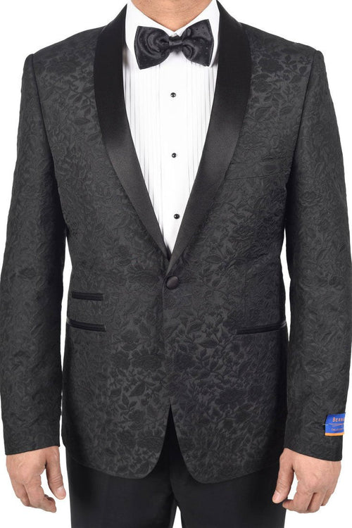 Brocade Black Dinner Jacket (Separates) by Berragamo