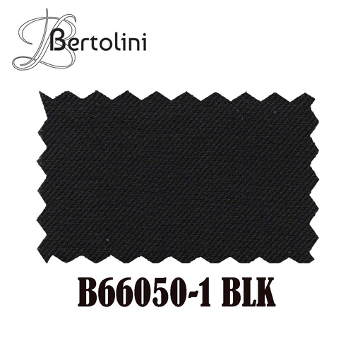 Bertolini 3Pc Wool & Silk Solid Black Suit by Usamensoutlet