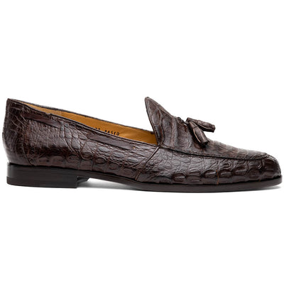 Marco Di Milano Bianchi Brown Leather Luxury Shoe