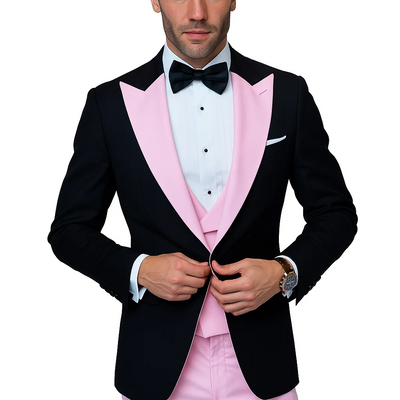 black-and-pink-suit