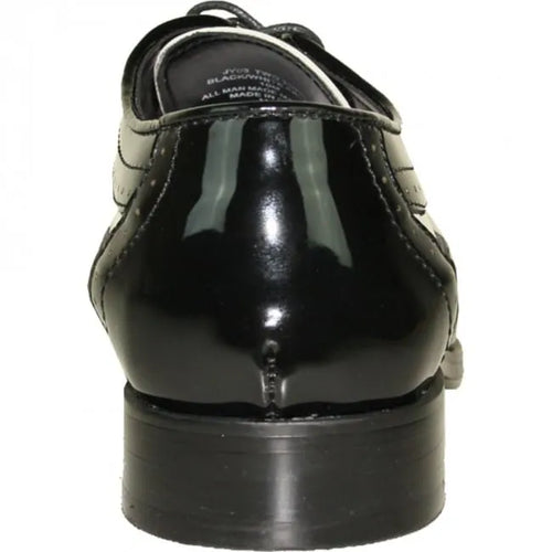 Black & White Wingtip Men's Tuxedo Shoes β Vintage Gatsby Spat Dress Shoes