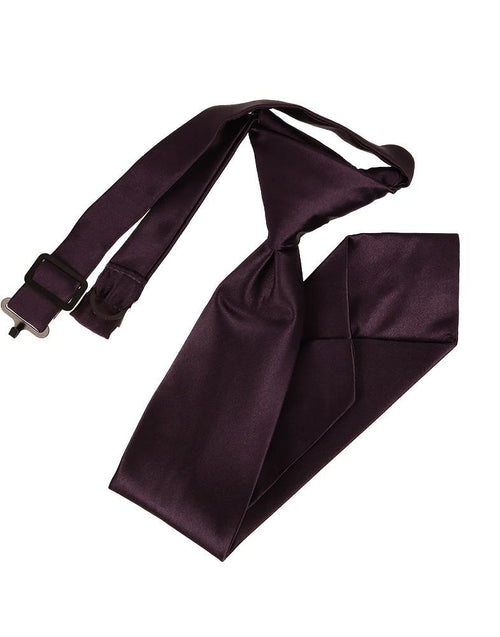 Plum Eternity Kids Necktie BLACKTIE