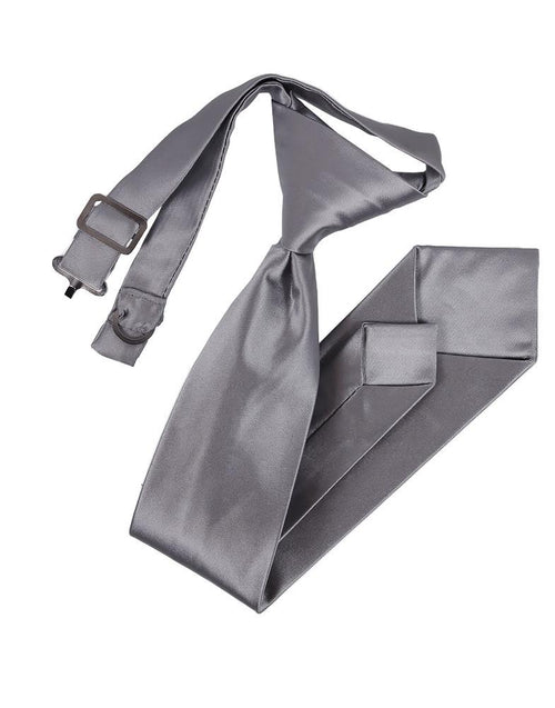 Silver Eternity Kids Necktie BLACKTIE