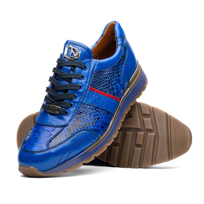 Marco Di Milano Brescia Electric Blue Leather Shoe