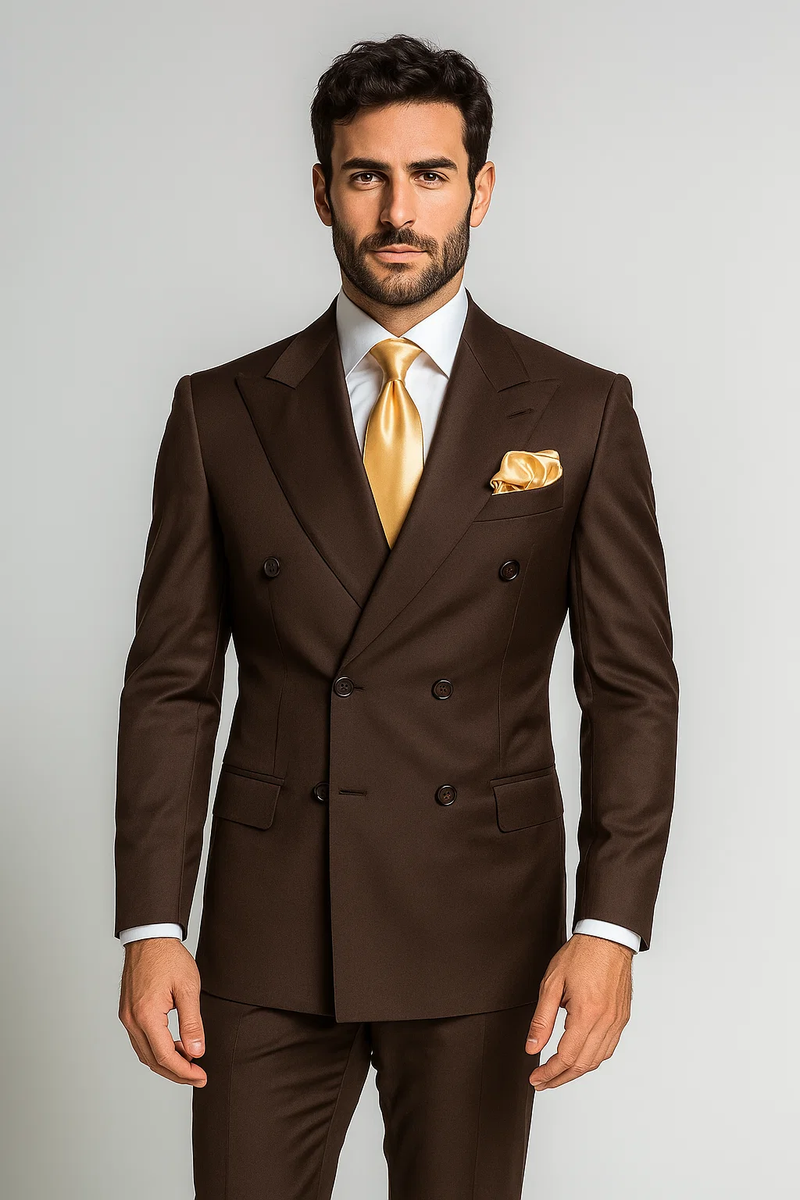 Classic Fit in Brown Color by Rossiman