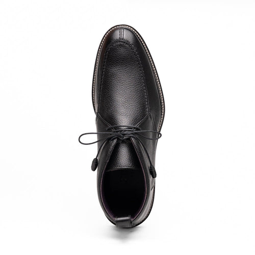 Zelli Campo High Deerskin Chukka Boot Black (48-595-BLK)
