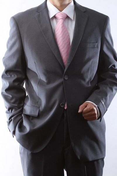 Caravelli Brand Suits - Mens 2 Button Superior 150s P/R Gray 3PC Vested Suit