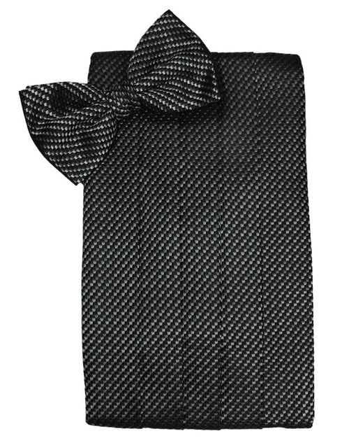 Asphalt Venetian Cummerbund by Cardi