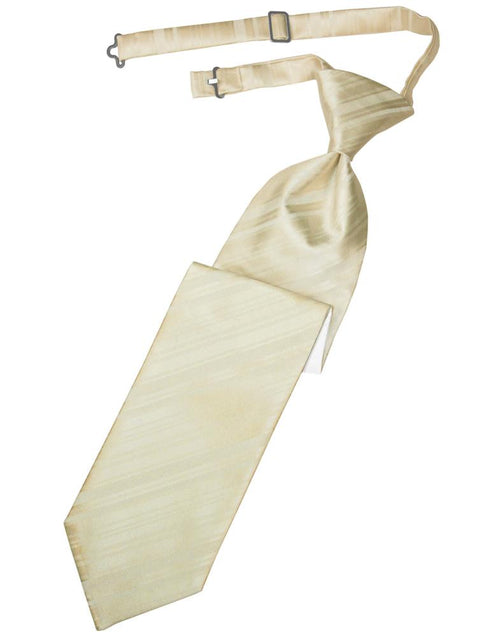 Bamboo Striped Satin Kids Necktie Cardi