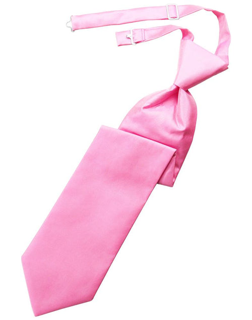 Bubblegum Solid Twill Kids Necktie Cardi