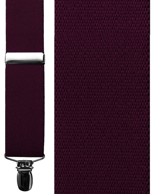 Catania Burgundy Suspenders by Cardi