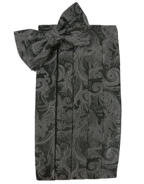 Charcoal Tapestry Cummerbund by Cardi