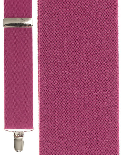 Dark Pink Bostonian Suspenders by Cardi