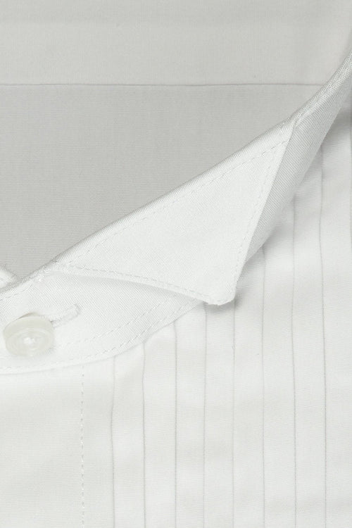 David White Wingtip Tuxedo Shirt by Cardi