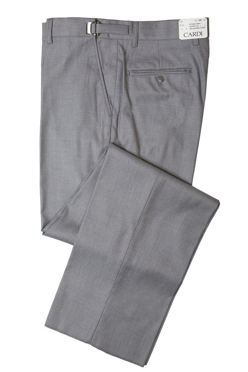 Ethan Heather Grey Super 150's Luxury Viscose Blend Suit Pants Cardi