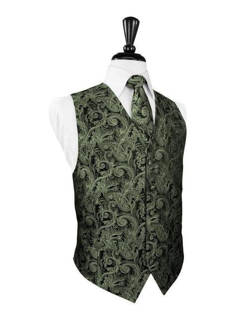 Fern Tapestry Tuxedo Vest by Cardi