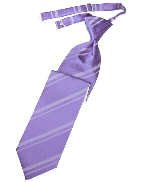 Freesia Striped Satin Kids Necktie Cardi