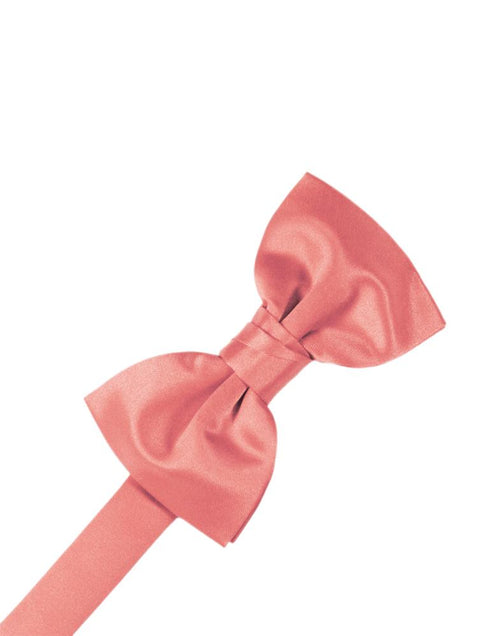 Guava Luxury Satin Kids Bow Tie Cardi
