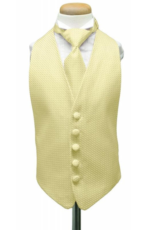 Harvest Maize Venetian Kids Tuxedo Vest by Cardi