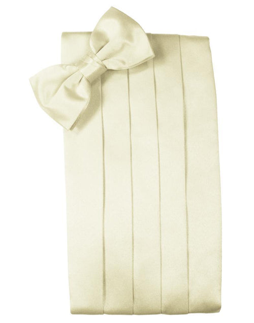 Ivory Luxury Kids Satin Cummerbund by Cardi