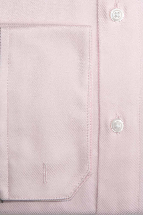 Jamison Pink Twill Spread Collar Dress Shirt by Cardi
