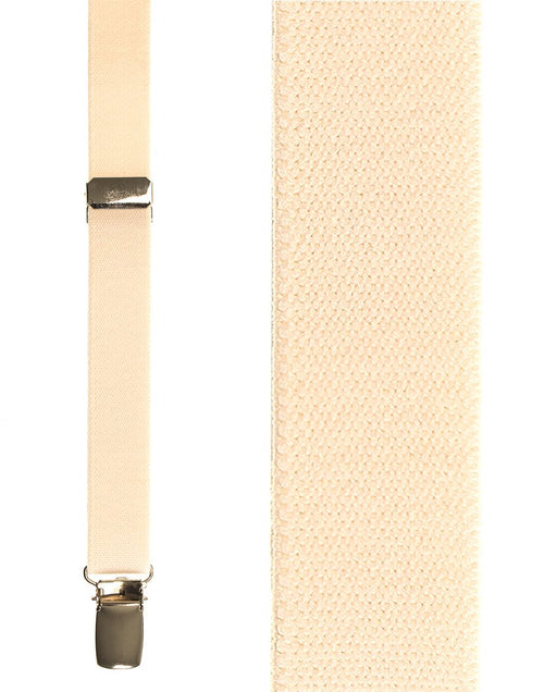 Kids Ivory Oxford Suspenders by Cardi