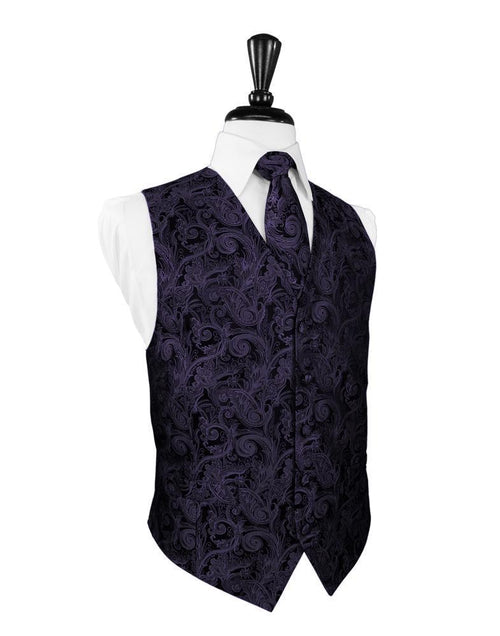 Lapis Tapestry Tuxedo Vest by Cardi