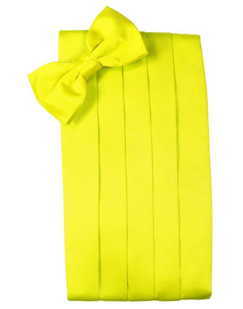 Lemon Luxury Kids Satin Cummerbund Cardi