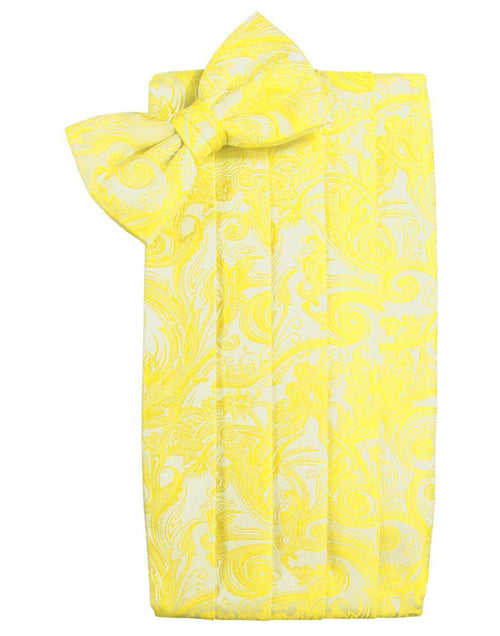 Lemon Tapestry Cummerbund by Cardi