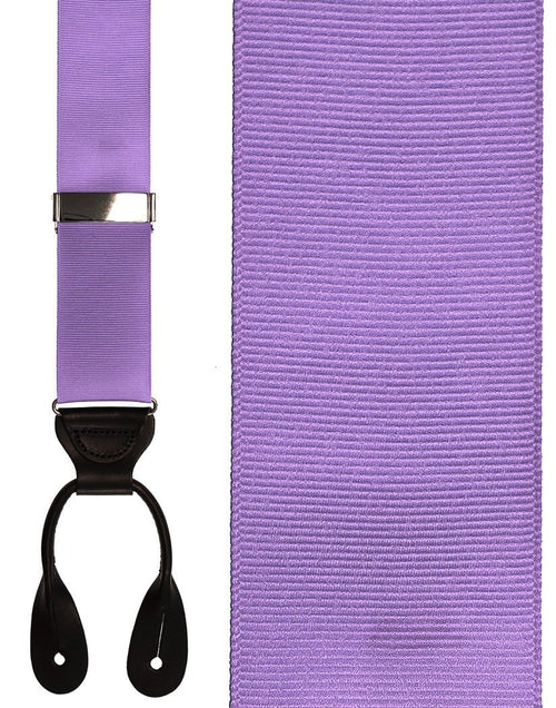 Light Purple Grosgraine Ribbon II Suspenders by Cardi