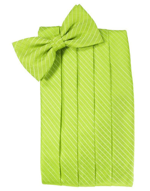 Lime Palermo Kids Cummerbund Cardi