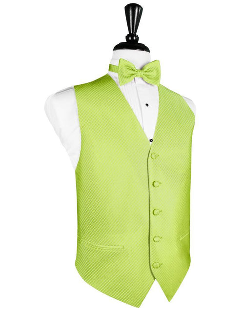 Lime Palermo Tuxedo Vest Cardi
