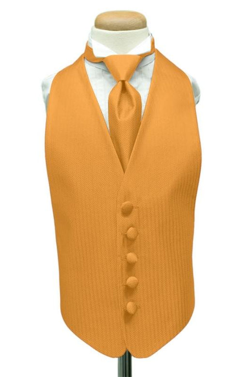 Mandarin Herringbone Kids Tuxedo Vest Cardi