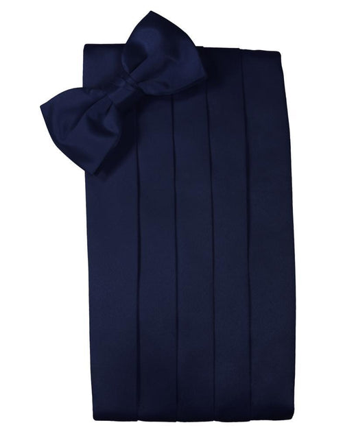 Marine Luxury Kids Satin Cummerbund by Cardi