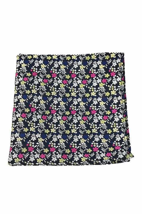 Navy Enchantment Pocket Square by Cardi