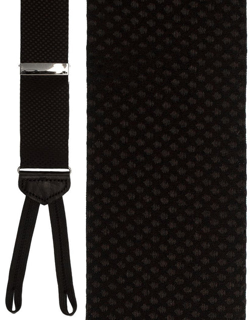 Padova Black Suspenders by Cardi