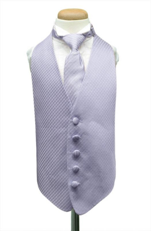 Periwinkle Palermo Kids Tuxedo Vest by Cardi