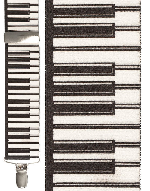 Piano Black Suspenders Cardi