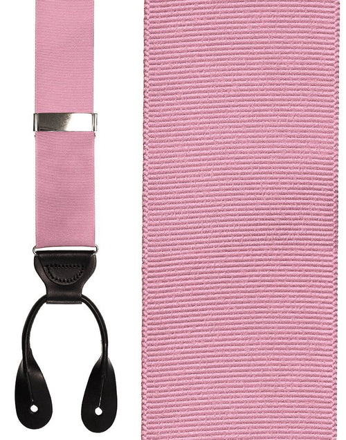 Pink Grosgraine Ribbon II Suspenders Cardi
