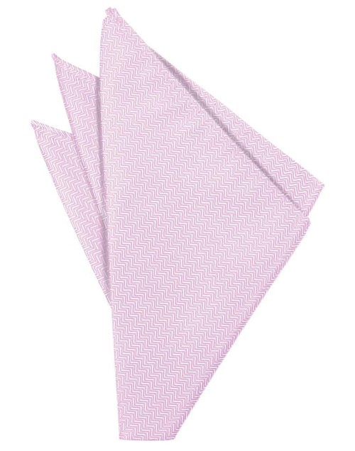 Pink Herringbone Pocket Square Cardi