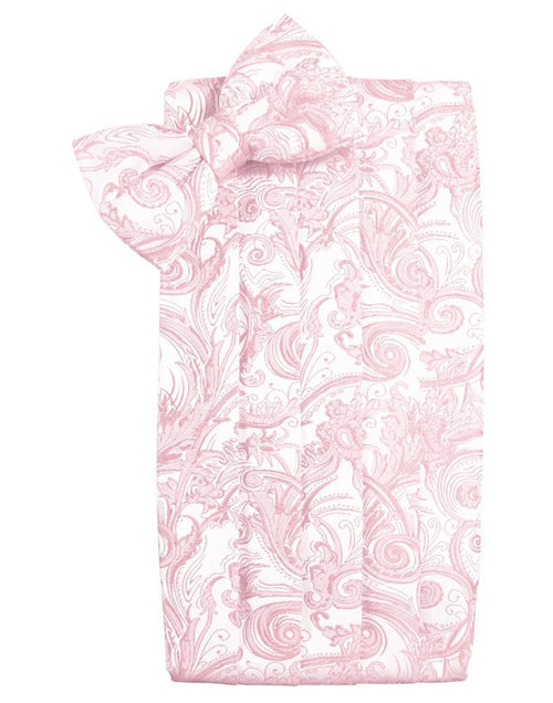 Pink Tapestry Cummerbund Cardi