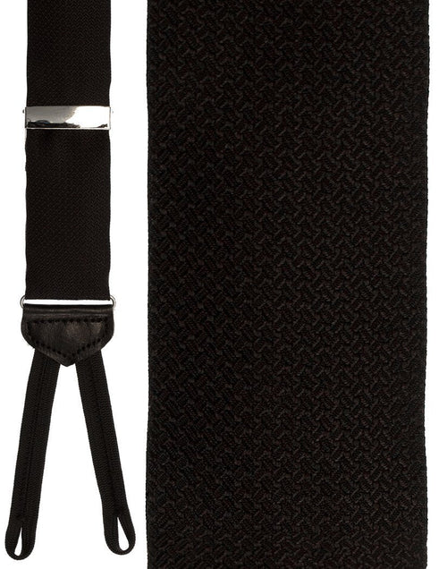 Potenza Black Suspenders Cardi
