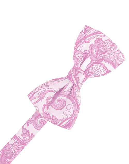 Rose Petal Tapestry Kids Bow Tie by Cardi