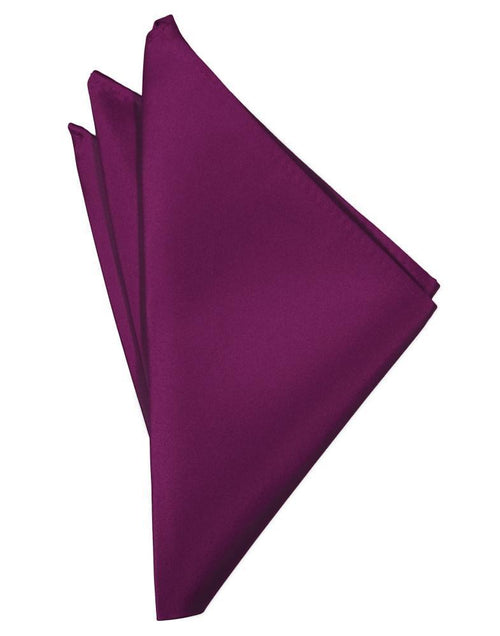 Sangria Luxury Satin Pocket Square Cardi