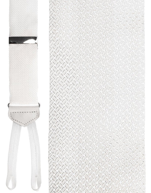 Savona White Suspenders Cardi