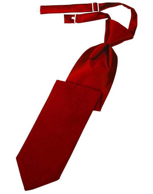 Scarlet Luxury Satin Kids Necktie by Cardi