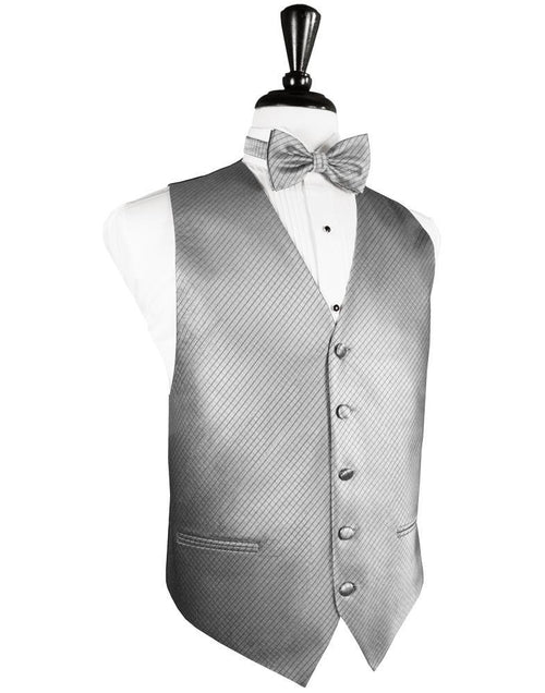 Silver Palermo Tuxedo Vest by Cardi